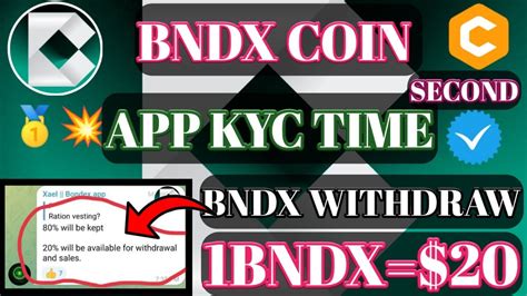 Bndx Coin Withdrawbondex App Kyc Bondex Origin App New Update Bndx