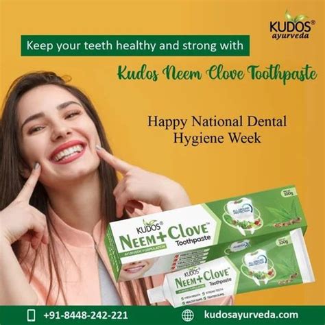 Kudos Neem Clove Herbal Toothpaste 100gm Pack At Rs 59 Herbal