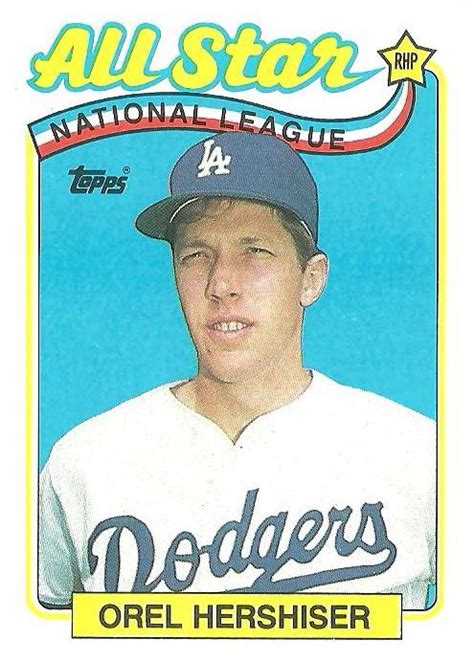 1989 Topps 394 Orel Hershiser Trading Card Database