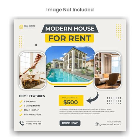 Premium Psd Real Estate House Rent Social Media Or Instagram Post