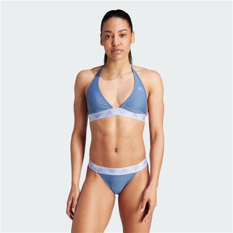 Adidas Sportswear Neckholder Bikini Crew Blue Violet Fusion Im