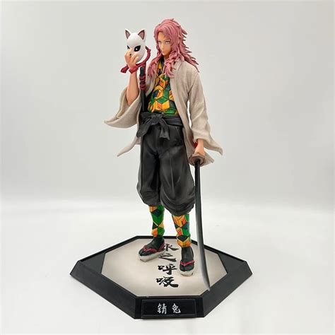 25i 30cm Demon Slayer Shinazugawa Sanemi Anime Figure Kimetsu No Yaiba