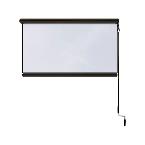 Bistro Blinds 2400 x 2400mm Clear Crank Blind - Bunnings Australia