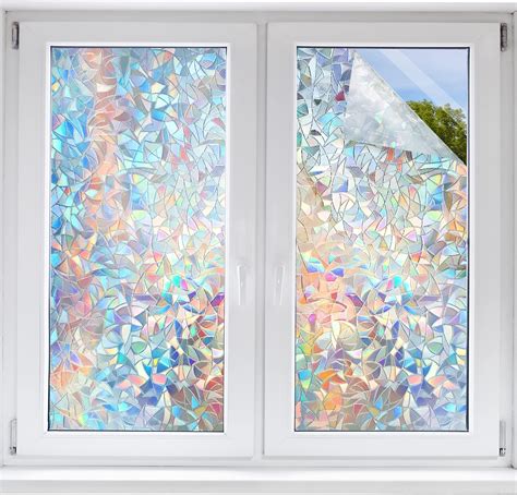 Amazon Sunbaby Stained Glass Window Film Rainbow Holographic