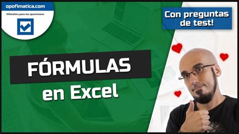 ¿cómo Escribir Fórmulas En Excel Curso De Excel Opofimatica