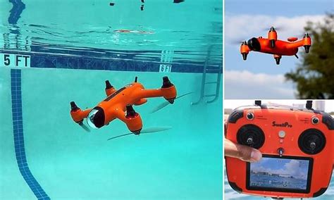 underwater drone  gadget  submerge float  fly