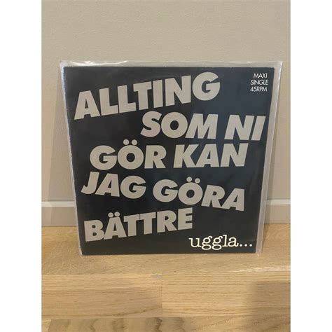 Magnus Uggla Vem kan man lita på Promo 12 Vinylkoll