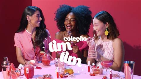 Coleção De Lip Tint Em Gel Tim Tim Um Brinde à Make De Bonita Dailus Youtube