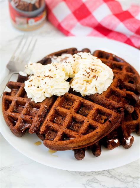 Fluffy Chocolate Cake Waffles Sims Home Kitchen