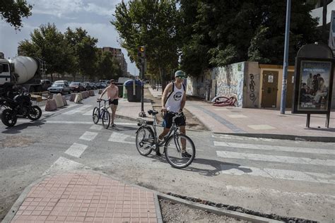 Fotos Obras del tramo de carril bici de Esparta y Ronda de La Unión