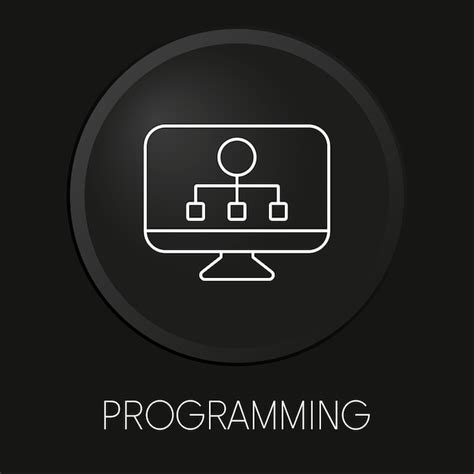 Programmation D Une Ic Ne De Ligne Vectorielle Minimale Sur Un Bouton