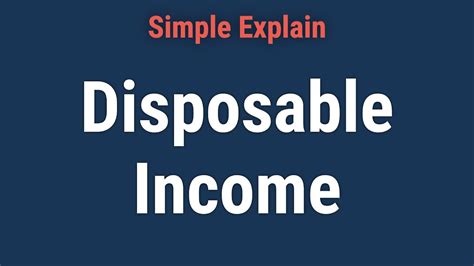 What Is Disposable Income And Why Is It Important YouTube