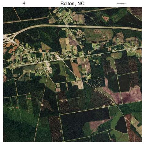 Aerial Photography Map of Bolton, NC North Carolina