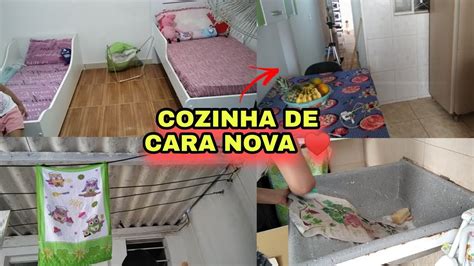 VLOG COZINHA ESTA DE CARA NOVA LAVEI PANOS DE PRATOS E ALMOÇO A