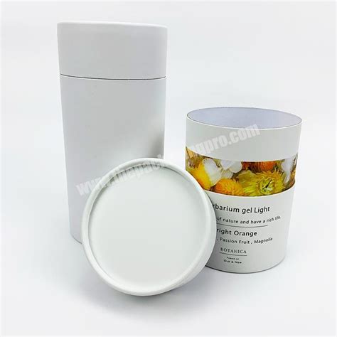 Eco Friendly Paper Cylinder Packaging Box For Tea Packaging