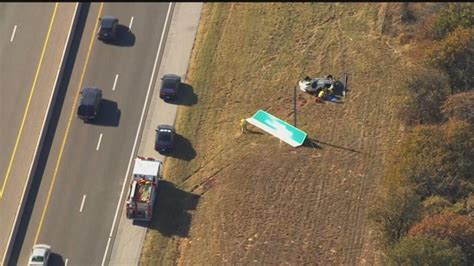 Web Extra Bob Mills Skynews Flies Over Deadly Crash On I