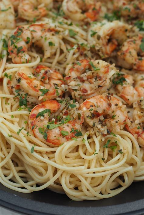 Pasta Aglio E Olio Mit Garnelen Nur Wenige Zutaten Wiewowasistgut