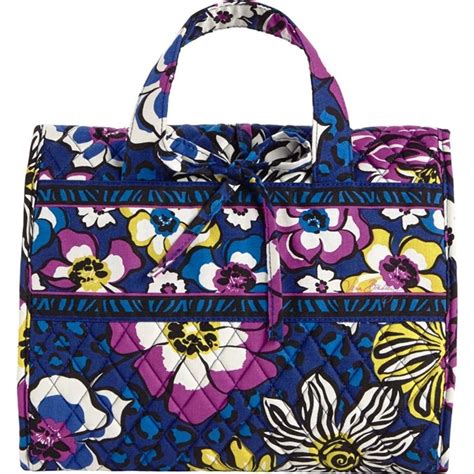 Vera Bradley Hanging Organizer Toiletry Kit African Violet