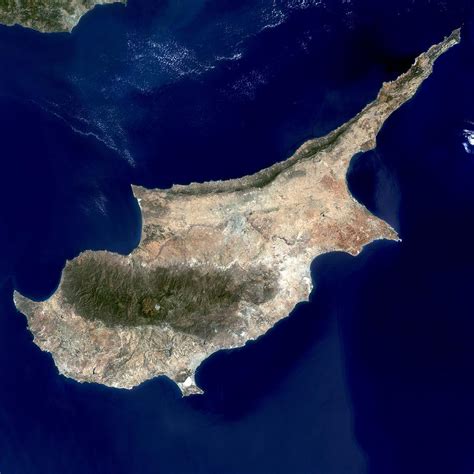 Cyprus Satellite Image By Science Photo Library