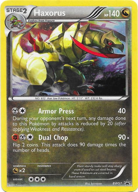 Haxorus BW Promo 57 Bulbapedia the community driven Pokémon