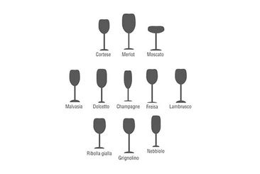 11 Connoisseur Wine Glasses Icons Set PSD Free Vector Download | FreeImages