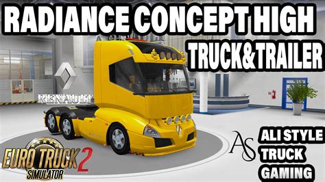 Euro Truck Simulator V Renault Radiance Concept High Truck