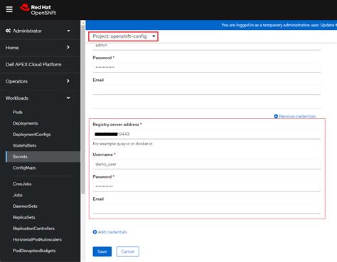 Dell APEX Cloud Platform for Red Hat OpenShift Mettre à jour le code