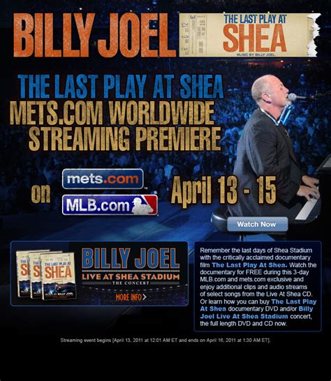 METS BLOB: BILLY JOEL - THE LAST PLAY AT SHEA