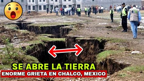 MIRA COMO SE ABRE LA TIERRA EN MÉXICO Y AMENAZA CIENTOS DE CASAS LA