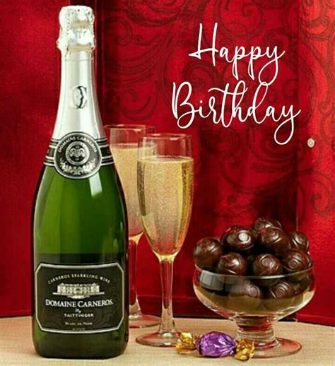 Happy Birthday Wishes In 2020 Sparkling Wine T Wine And Cheese