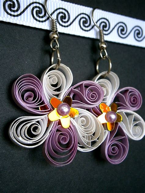 Quilling Earrings Aretes Joyas Filigrana