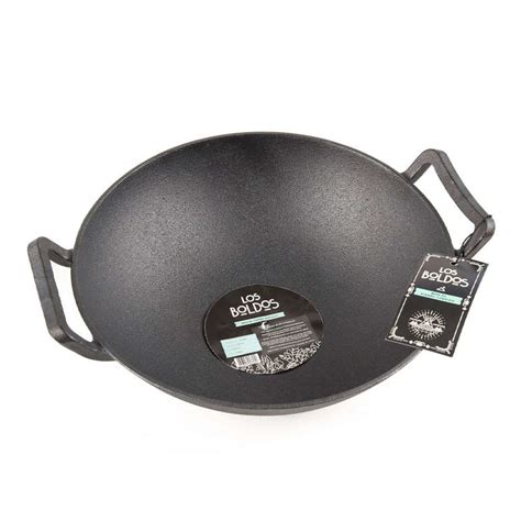 Booz Cl Wok De Hierro Fundido Los Boldos 30 Cm