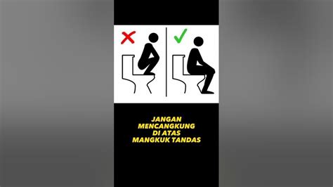 Jangan Mencangkung Di Atas Mangkuk Tandasshorts Youtube