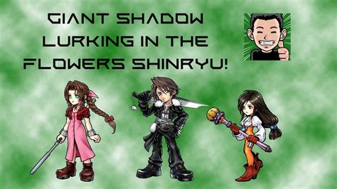 Dffoo Giant Shadow Lurking In The Flowers Shinryu Clear Aerith