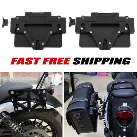 Lockable Quick Release Saddlebag Mount Pannier Bracket For Shadow