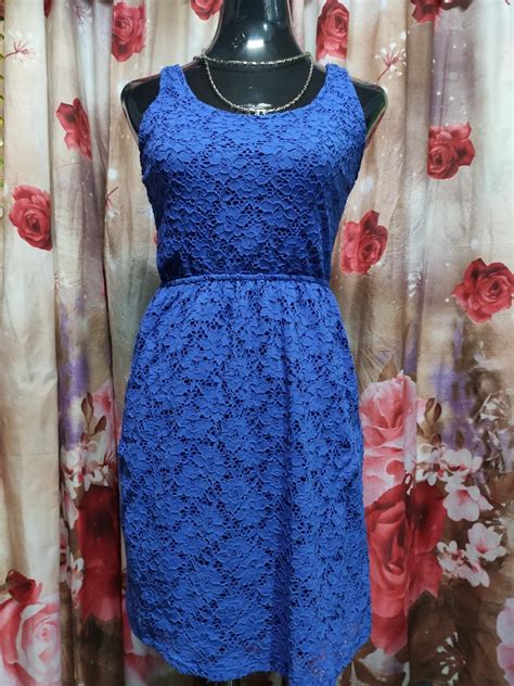 Sexy Royal Blue Lace Dress Womens Fashion Dresses And Sets Dresses On Carousell