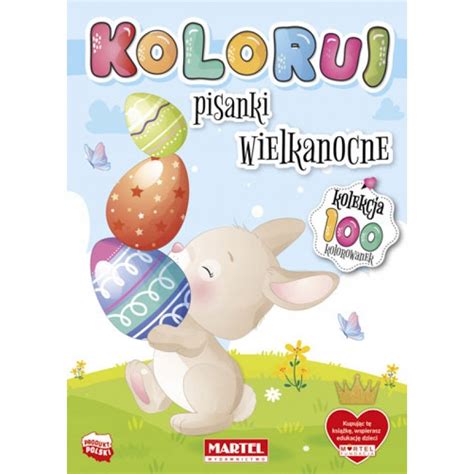 Kolorowanka Pisanki Wielkanocne Kolekcja Koloruj Wielkanoc Królik