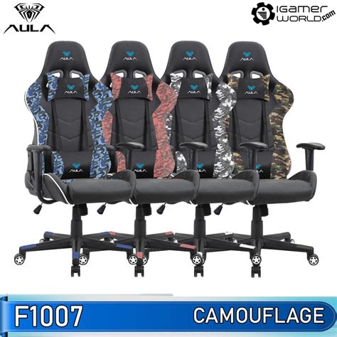 Jual Aula F1007 Camouflage Gaming Chair Shopee Indonesia