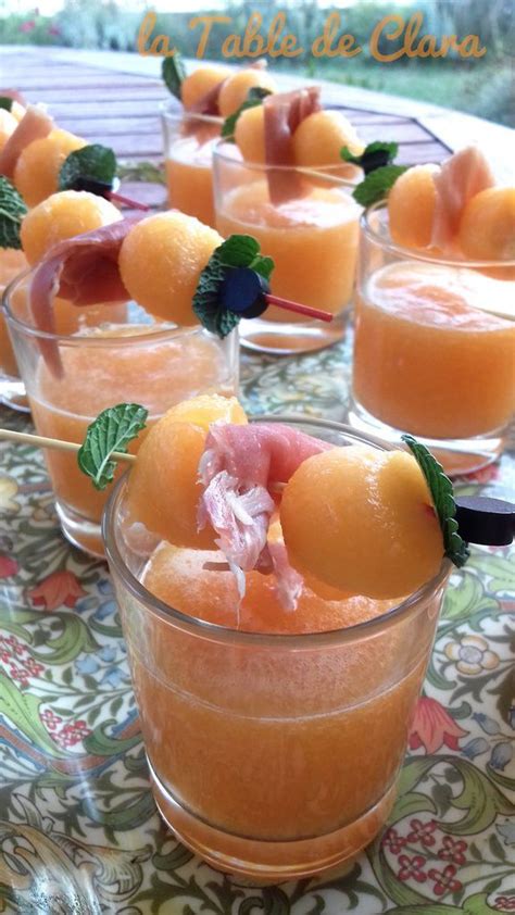 Soupe Froide De Melon En Verrine Recette Verrine Apero Recette Ap Ro