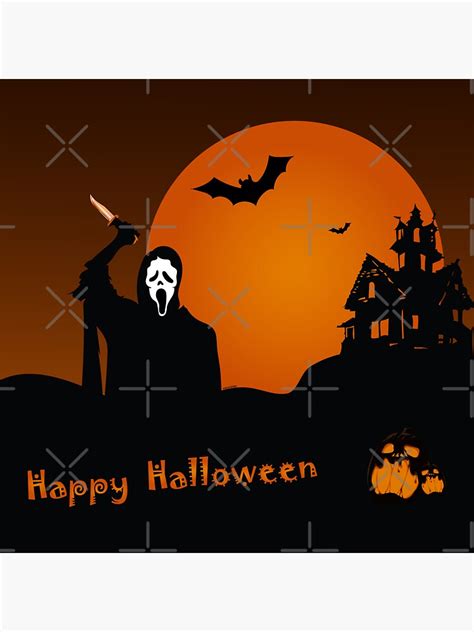 "HALLOWEEN GHOSTFACE " Sticker for Sale by dennaibz | Redbubble