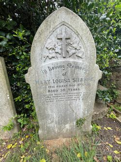 Mary Louisa Sharpe Desconhecido Memorial Find A Grave