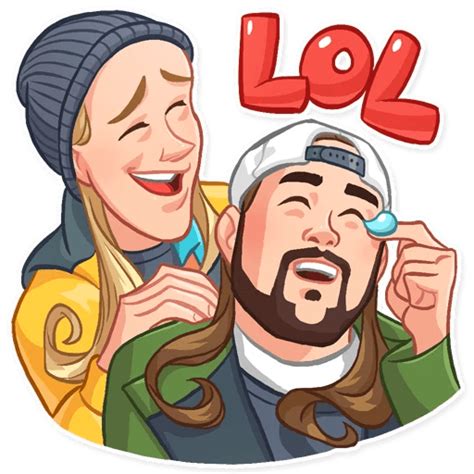 Jay And Silent Bob Funny Cartoon Wall Sticker 1 Pro Sport Stickers