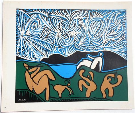 Pablo Picasso Linocut With Goat 1962 For Sale At Pamono