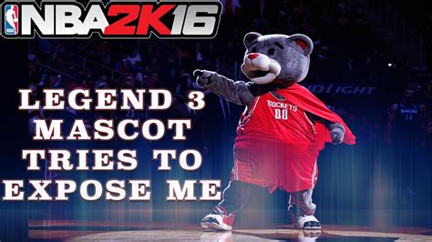 NBA 2K16 My Park LEGEND 3 MASCOT TRIED TO EXPOSE ME GIVING OUT