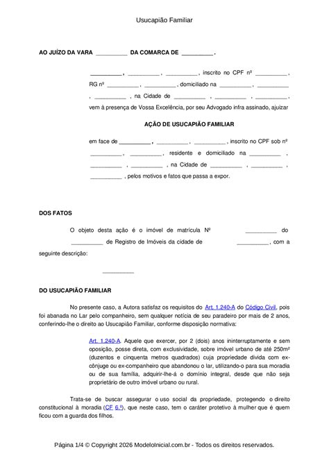 Ação De Usucapião 9