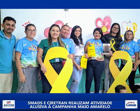 SMADS e CIRETRAN realizam atividade alusiva à Campanha Maio Amarelo de