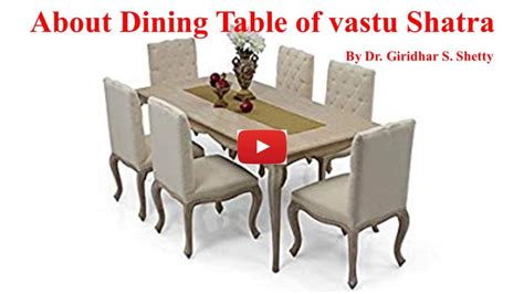 About Dining Table Of Vastu Shatra Dr Giridhars Spiritual Academy