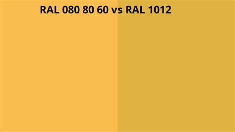 Ral 080 80 60 Vs 1012 Ral Colour Chart Uk