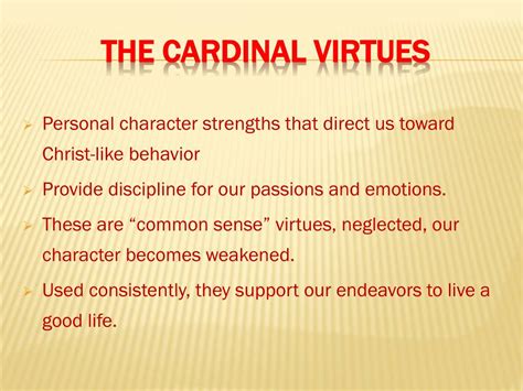 Ppt The Cardinal Virtues Powerpoint Presentation Free Download Id