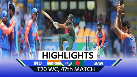 Ind Vs Ban T World Cup Th Match India Vs Bangladesh T